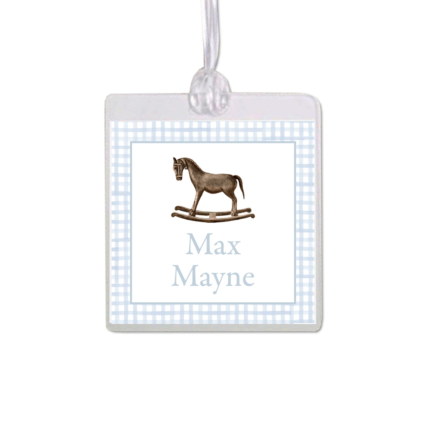 Rocking Horse Bag Tag