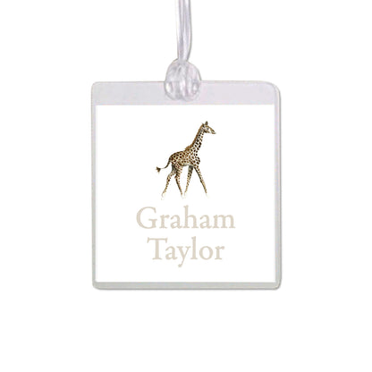 Giraffe Bag Tag