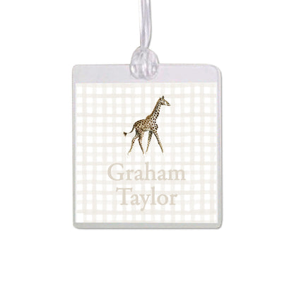 Giraffe Bag Tag
