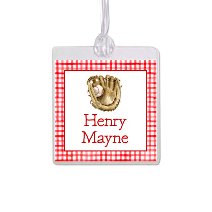 Baseball Glove Bag Tag