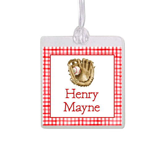 Baseball Glove Bag Tag