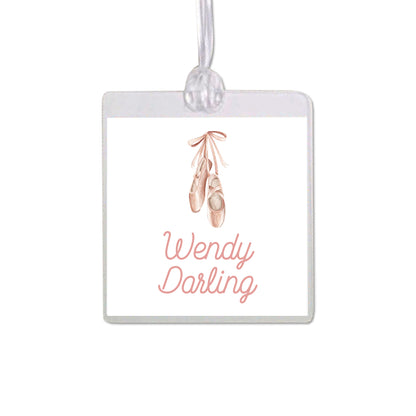 Ballet Slippers Bag Tag