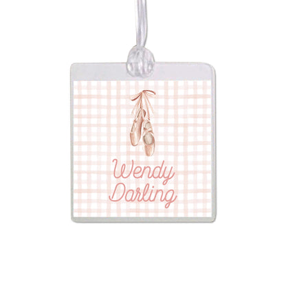 Ballet Slippers Bag Tag