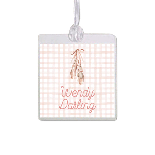 Ballet Slippers Bag Tag