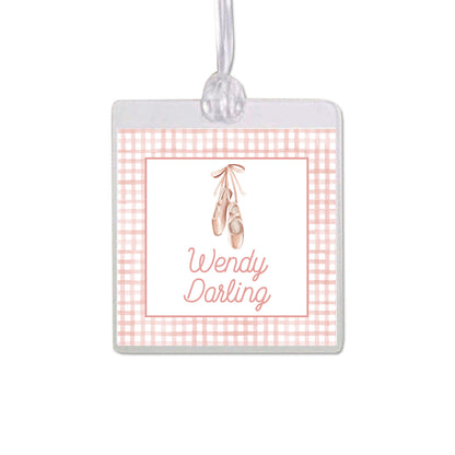 Ballet Slippers Bag Tag