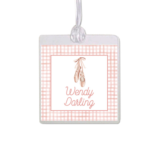 Ballet Slippers Bag Tag