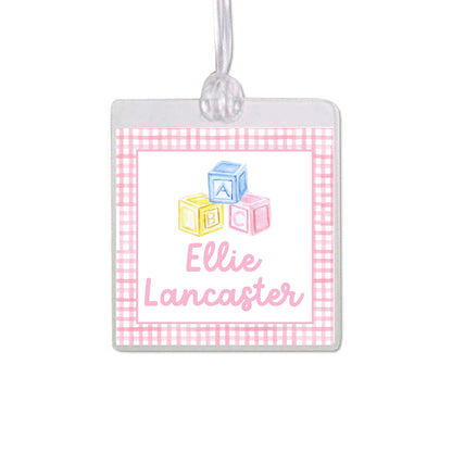 ABC Block Bag Tag