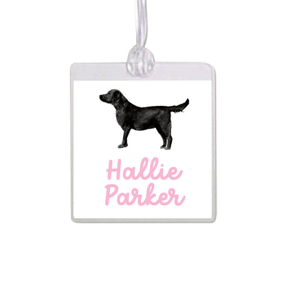 Black Labrador Retriever Bag Tag