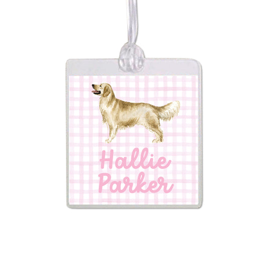 Golden Retriever Bag Tag