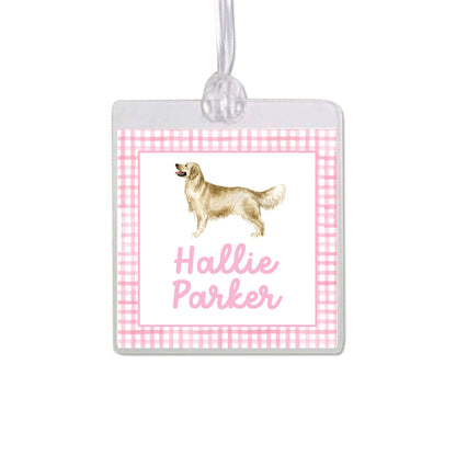 Golden Retriever Bag Tag