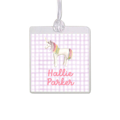 Unicorn Bag Tag