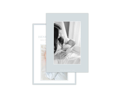 Red Boots Birth Announcement