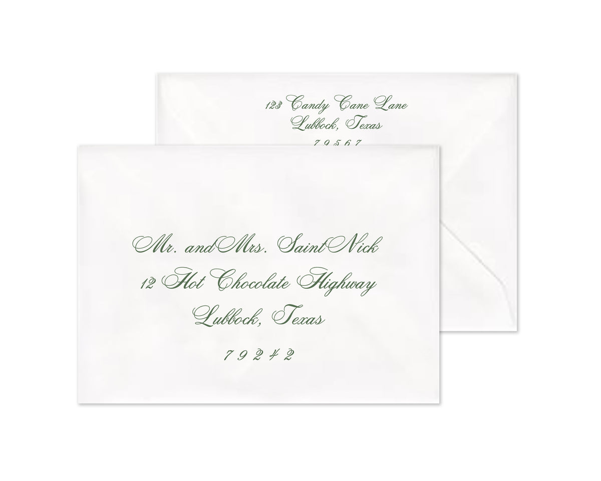 Chinoiserie Personalized Christmas Cards - Blue