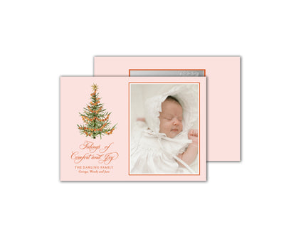 Citrus Christmas Cards - Pink