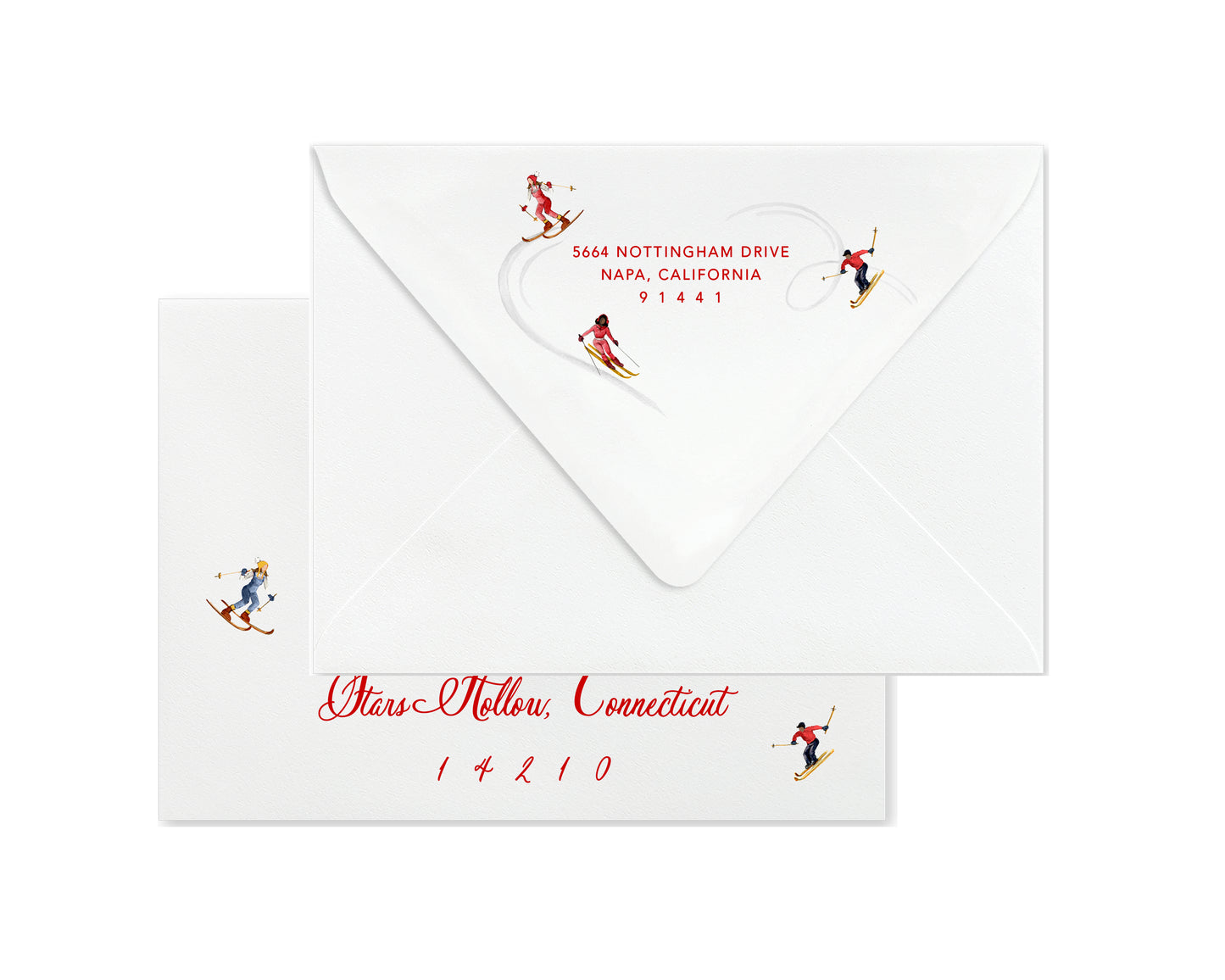 Dashing Through the Snow Christmas Cards