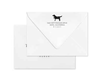 Black Labrador Retriever Christmas Cards