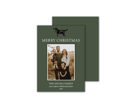 Black Labrador Retriever Christmas Cards