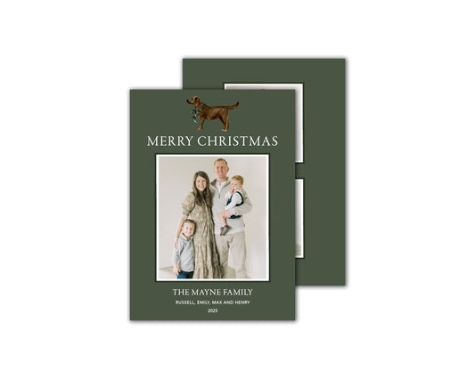 Chocolate Labrador Retriever Christmas Cards