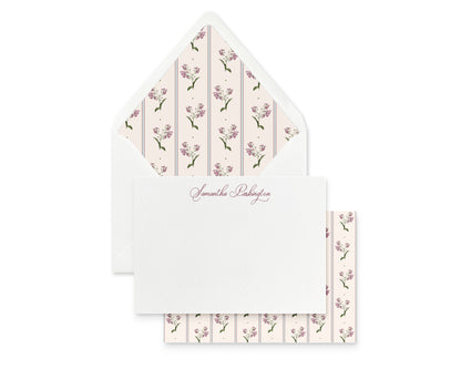 Luna Personalized Flat Note Set
