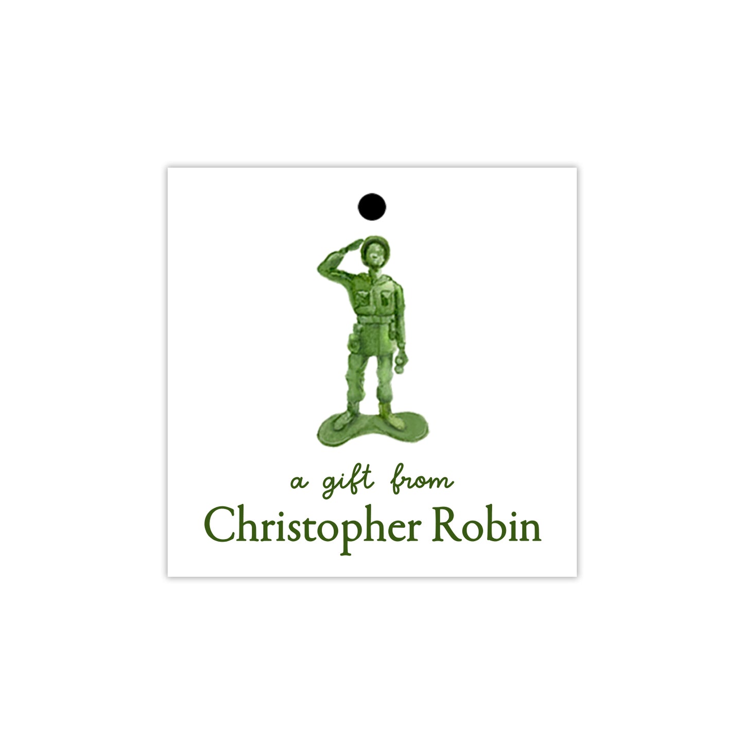 Army Man Gift Tags