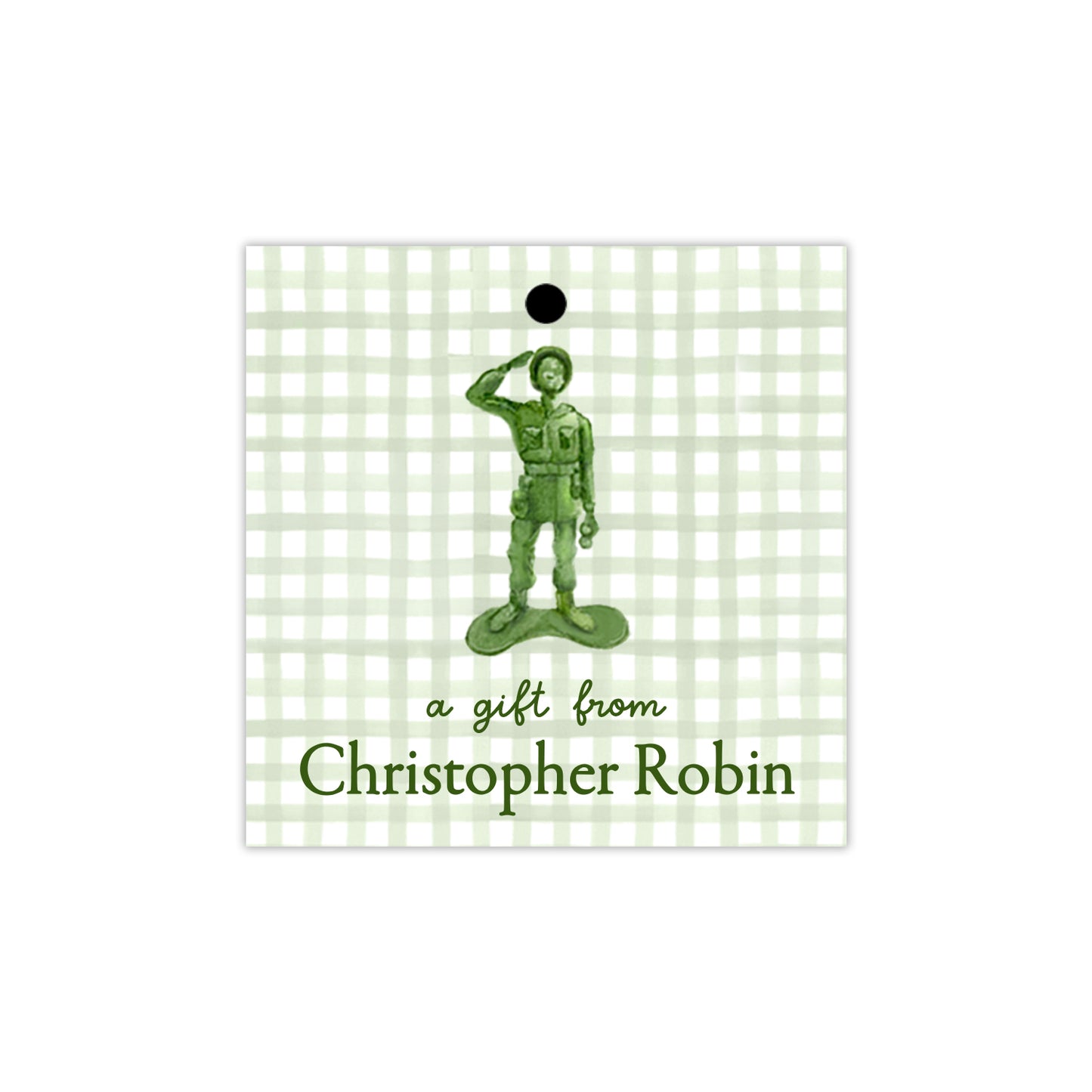 Army Man Gift Tags