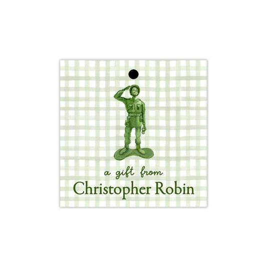 Army Man Gift Tags