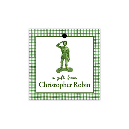 Army Man Gift Tags