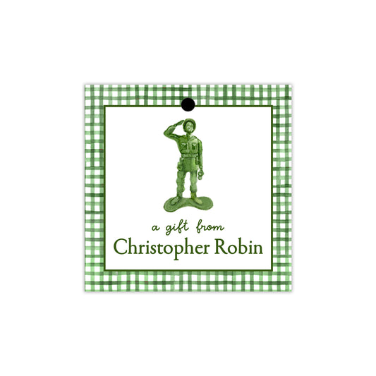 Army Man Gift Tags