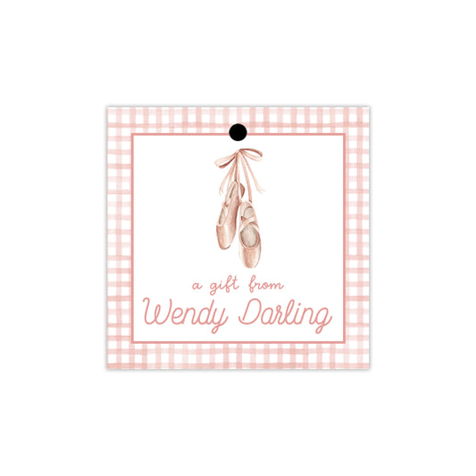 Ballet Slippers Gift Tags