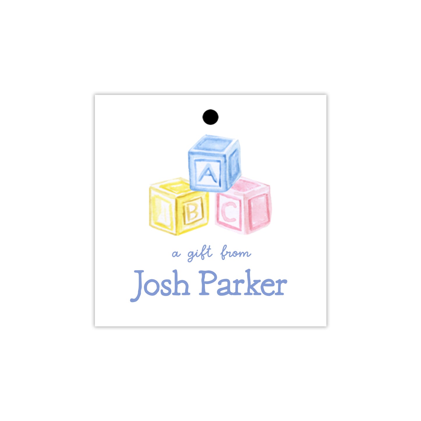 ABC Blocks Gift Tags