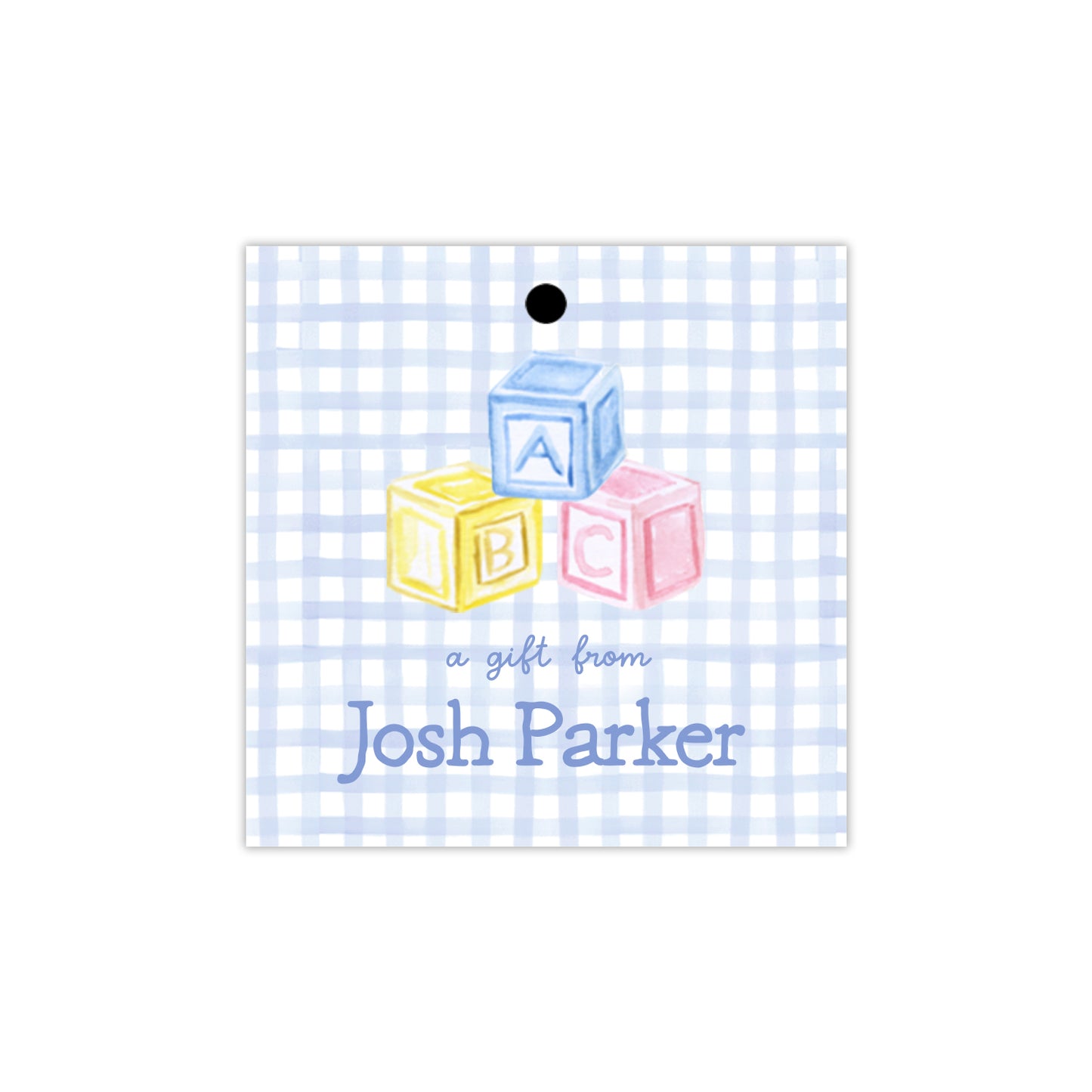 ABC Blocks Gift Tags