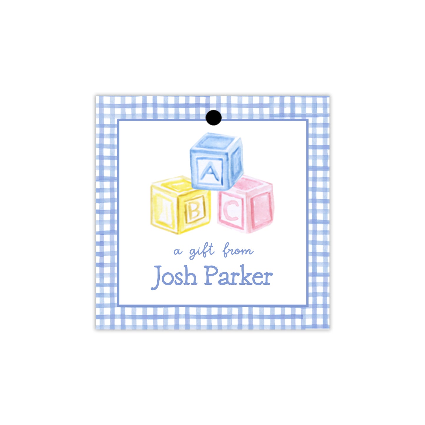 ABC Blocks Gift Tags
