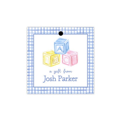ABC Blocks Gift Tags