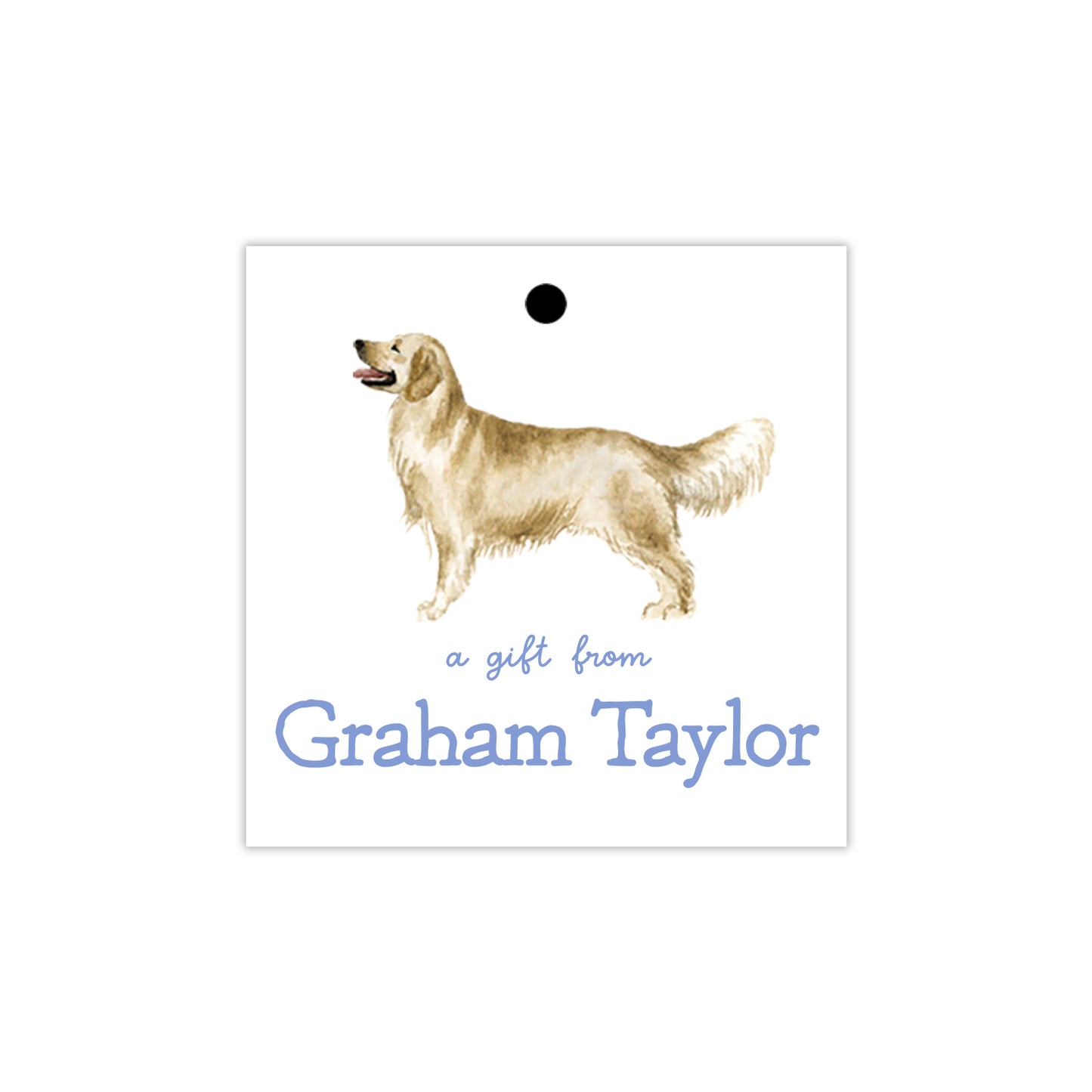 Golden Retriever Gift Tags