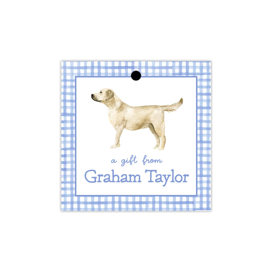 Yellow Labrador Retriever Gift Tags