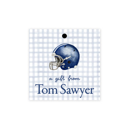 Football Helmet Gift Tags