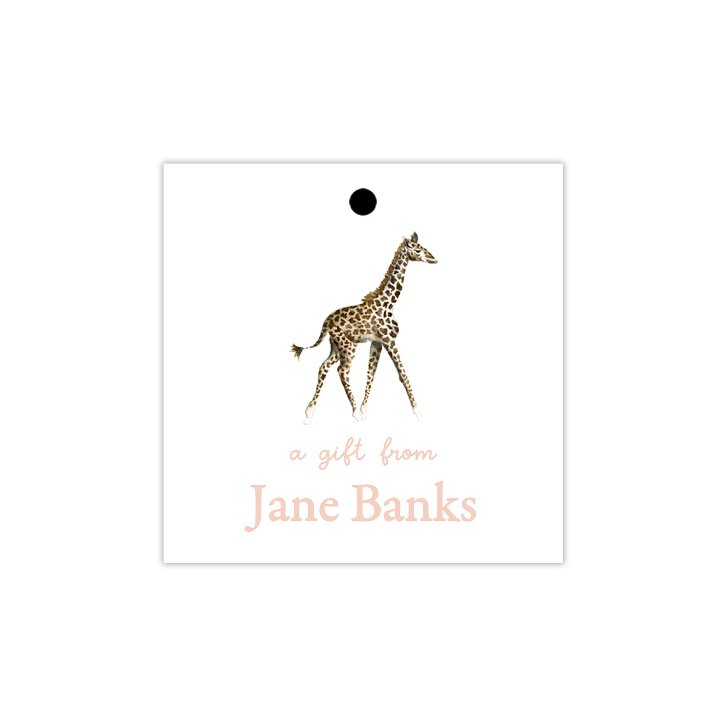 Giraffe Gift Tags