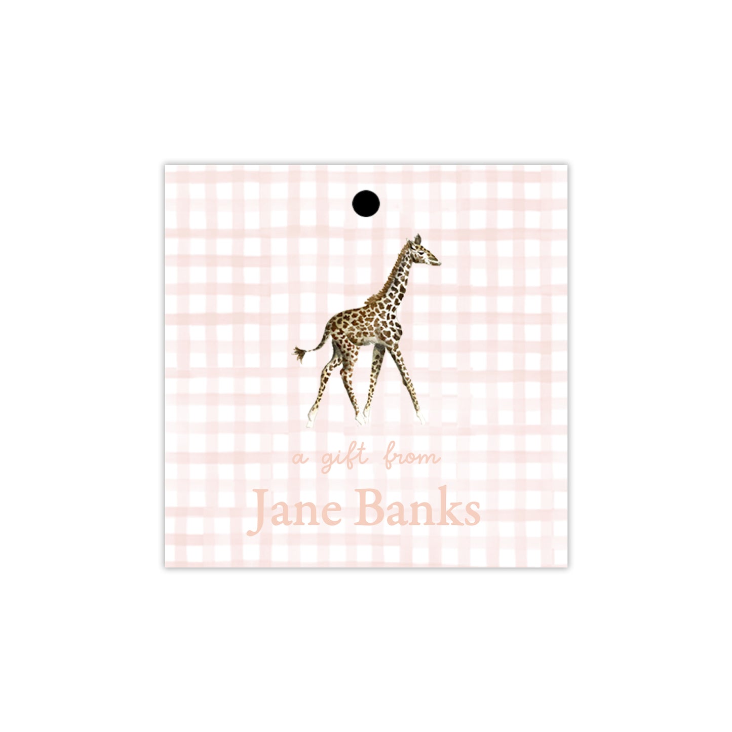 Giraffe Gift Tags