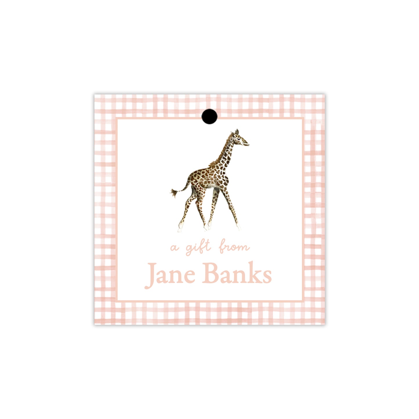 Giraffe Gift Tags