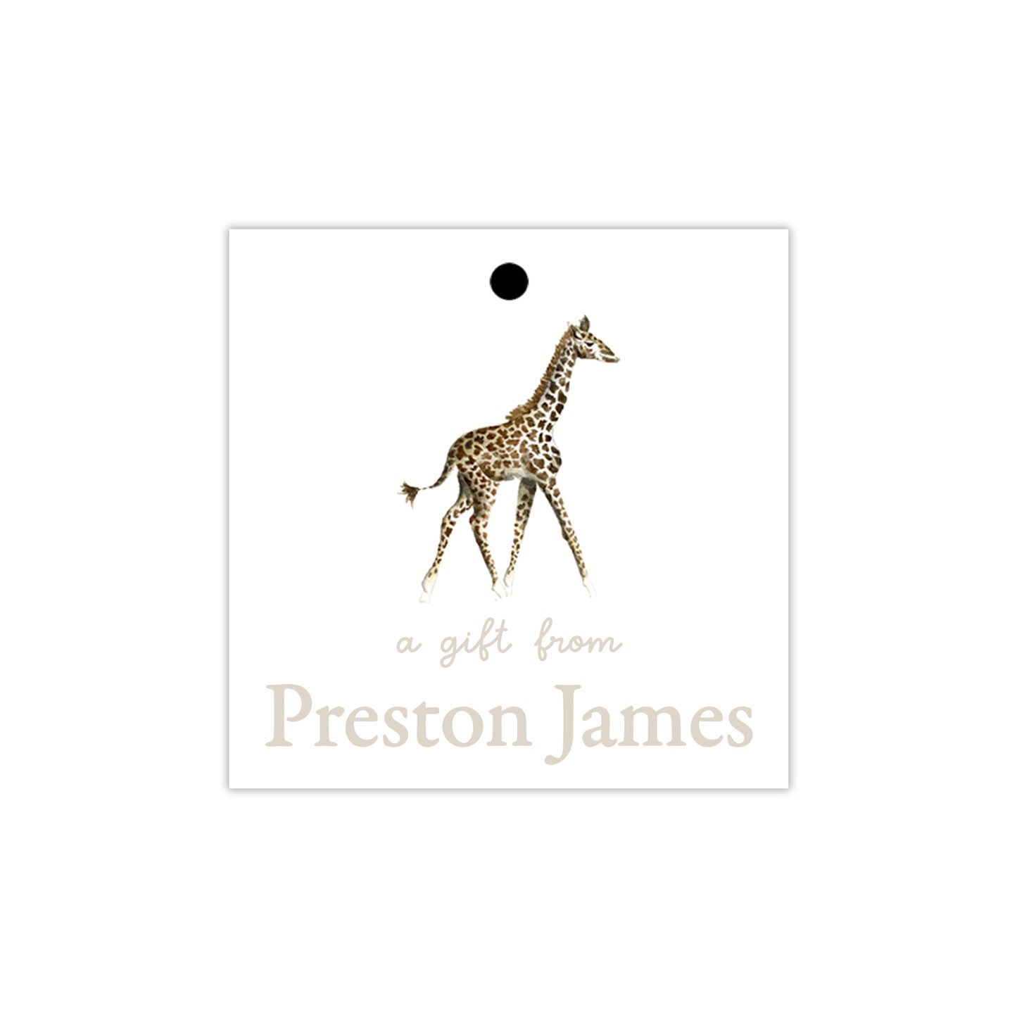Giraffe Gift Tags