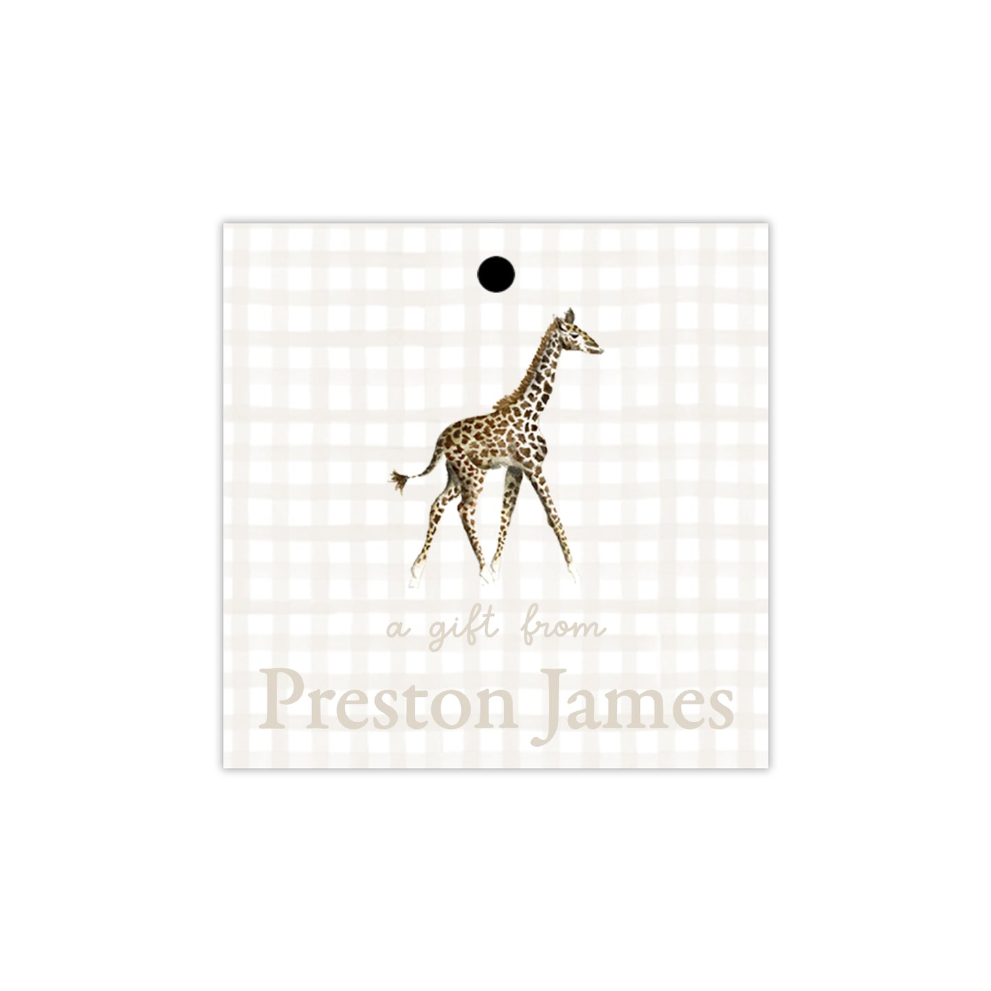 Giraffe Gift Tags