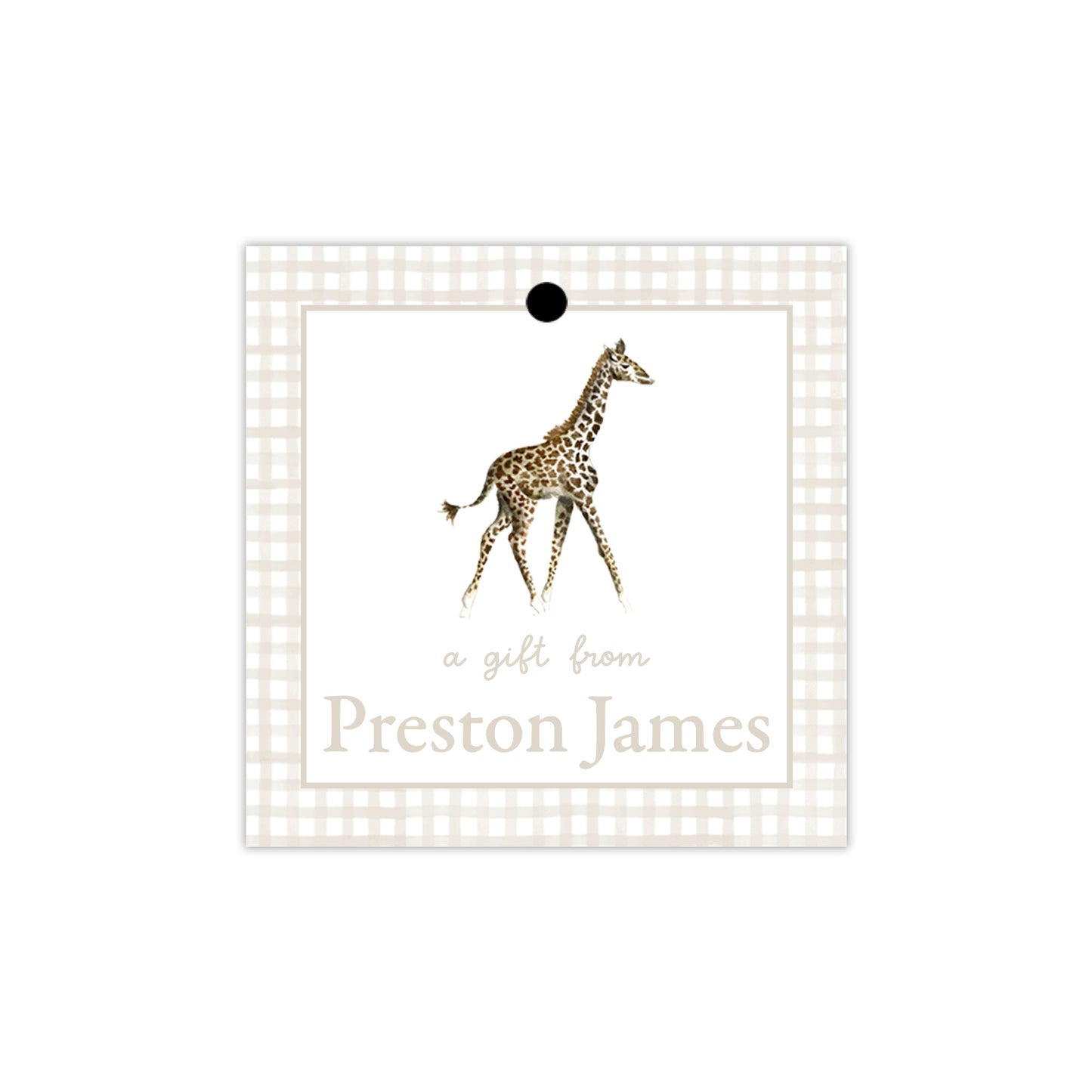 Giraffe Gift Tags