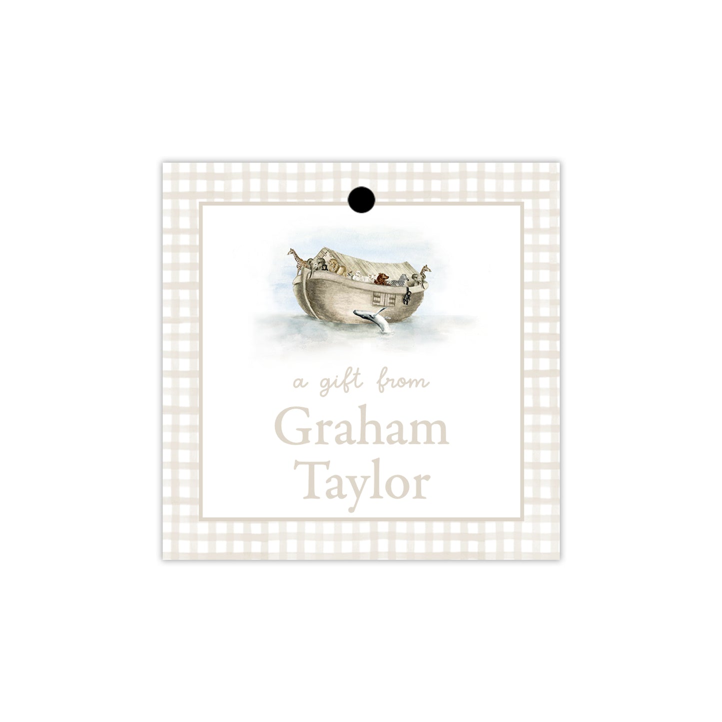 Noah's Ark Gift Tags