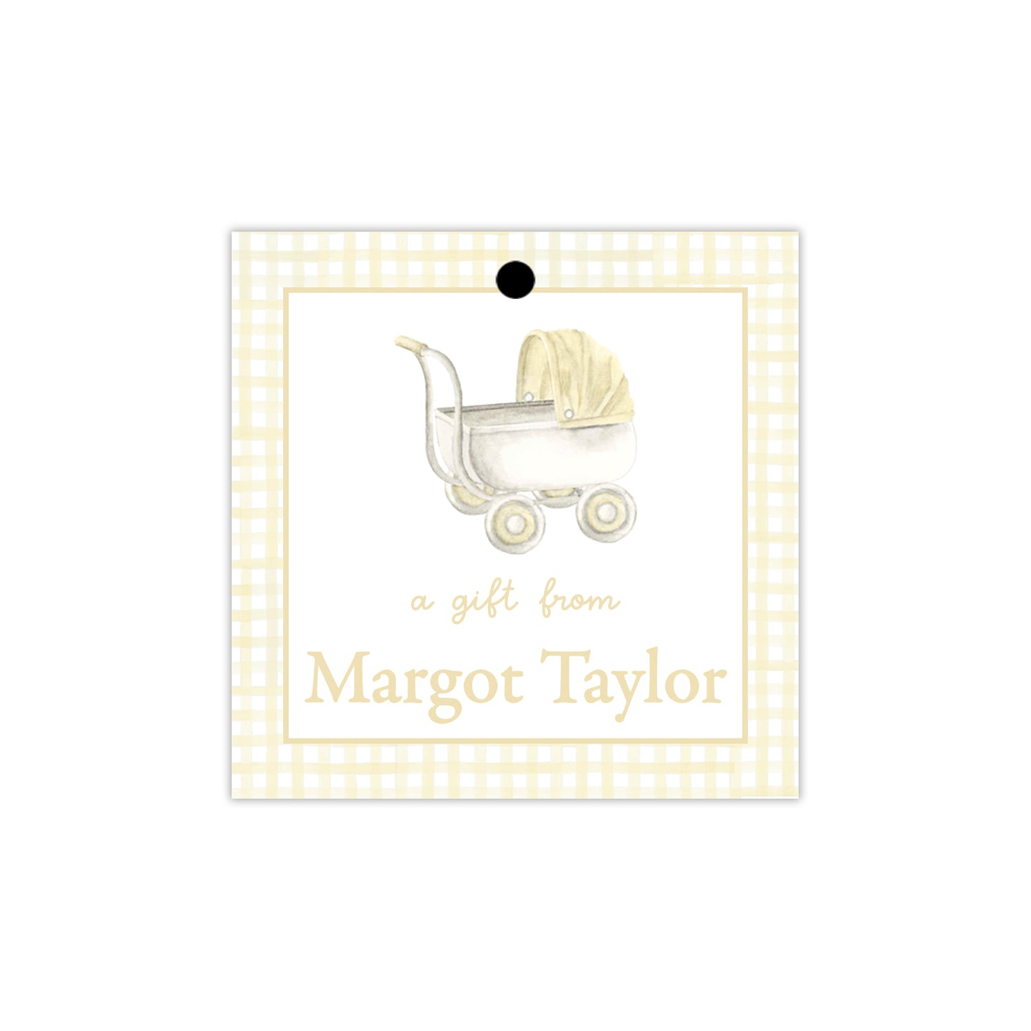 Pram Gift Tags