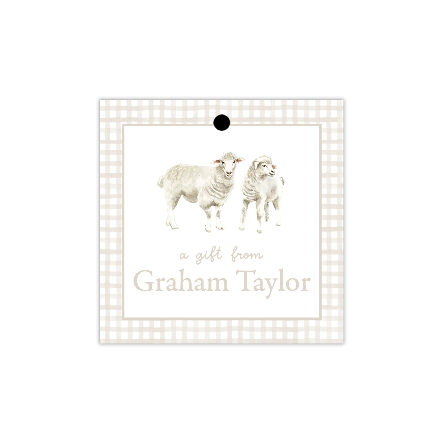 Sheep Gift Tags