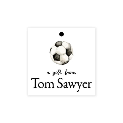 Soccer Ball Gift Tags