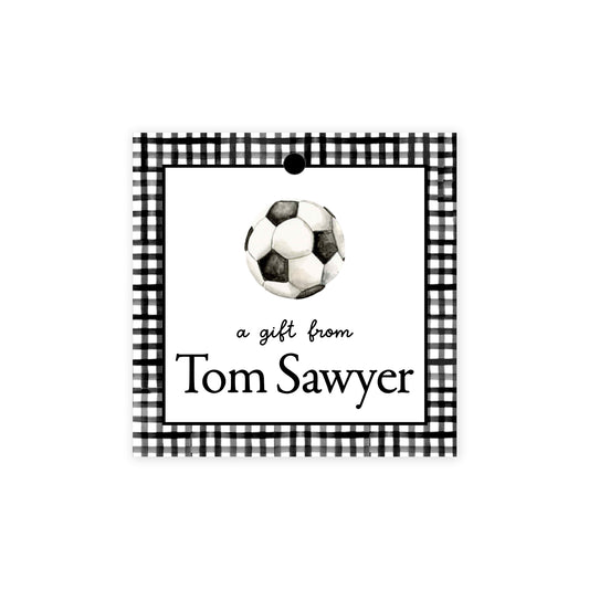 Soccer Ball Gift Tags
