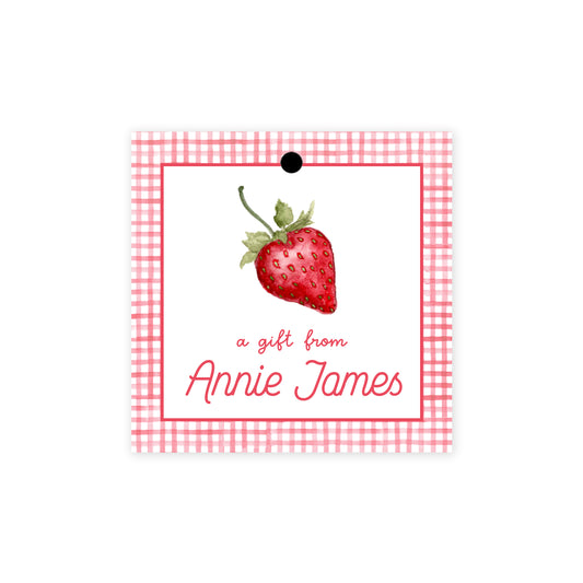 Strawberry Gift Tags