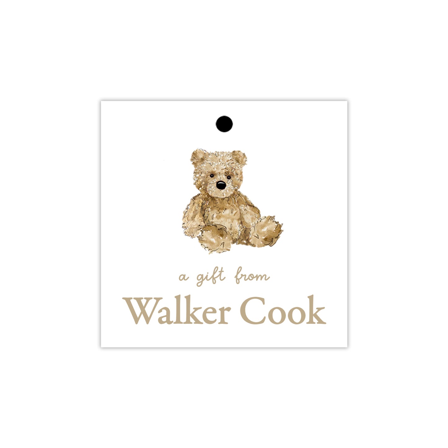 Teddy Bear Gift Tags