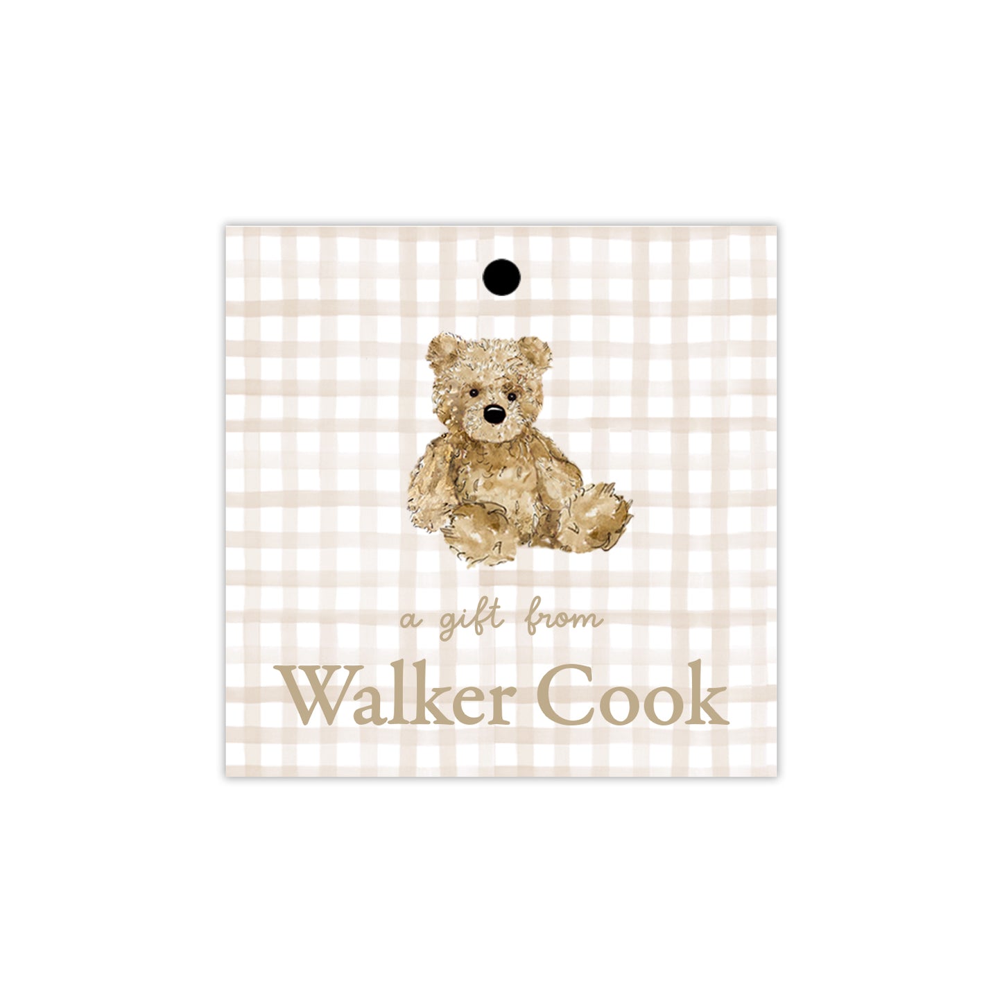 Teddy Bear Gift Tags